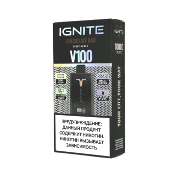 Эл. сиг. IGNITE V 100 10000 Chocolate Bar / Шоколад  2 %