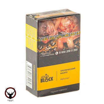 Adalya Black с ароматом тропического манго (Alphonso), 20гр.