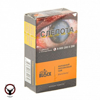 Adalya Black с ароматом холодного персикового чая (Black Booty), 20гр.
