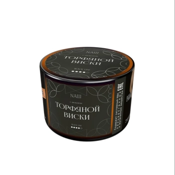 NАШ Black с ароматом Торфяной виски, 40гр.