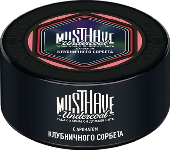 Табак Must Have - С Ароматом Клубничного Сорбета 125 гр.