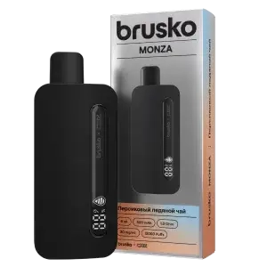 Эл. сиг. BRUSKO MONZA BY CRZ 12000 Персиковый ледяной чай / Peach Ice Tea 2%