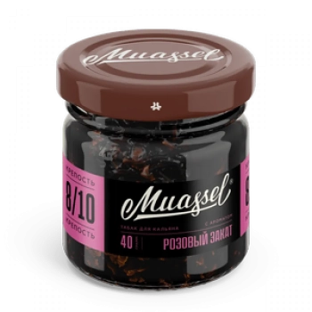 Muassel Extra Strong с ароматом Розовый закат, 40 гр.