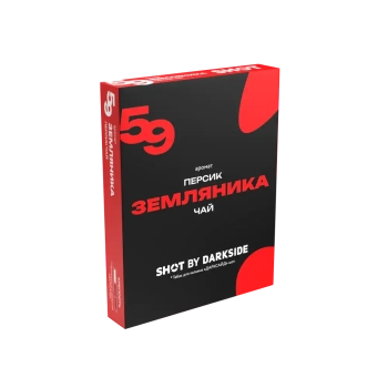 Табак Darkside Shot - 59 Земляника Персик Чай 25 гр.
