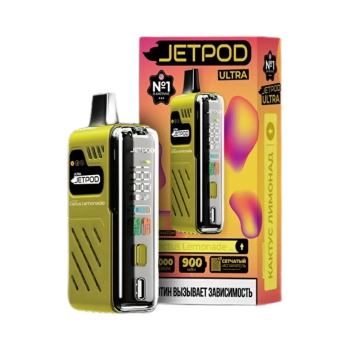 Эл. сиг. JETPOD ULTRA 14000 Cactus lemonade / Кактус лемонад 2 %