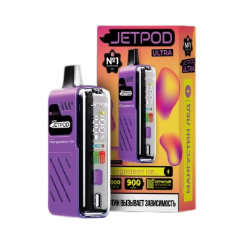Эл. сиг. JETPOD ULTRA 14000 Mangosteen ice / Мангустин лед 2 %