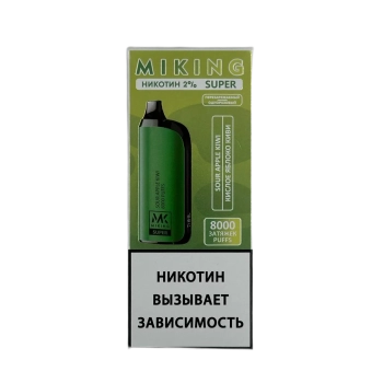 Эл. сиг. MIKING SUPER 8000 Кислое яблоко киви 2%