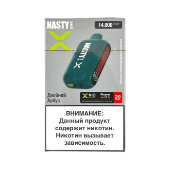 Эл. сиг. NASTY BAR X D14Ki 14000 Double Watermelon / Двойной арбуз 2 %