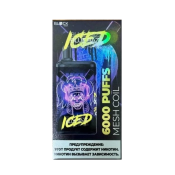 Эл. сиг. POD ONKI MALASIAN 6000 Iced Blue Razz / Холодная ежевика 2 %