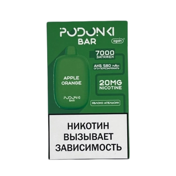 Эл. сиг. POD ONKI BAR 7000 Яблоко апельсин 1,6 %