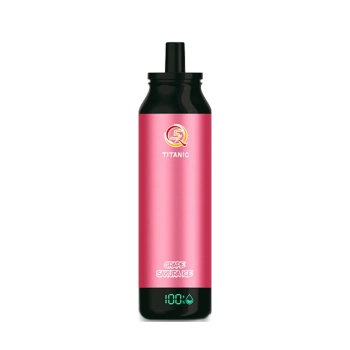 Эл. сиг. Q5 TITANIC 14000 Виноград-сакура-лёд  / Grape-sakura-ice
