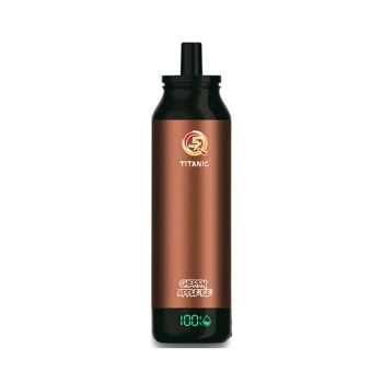 Эл. сиг. Q5 TITANIC 14000 Вишнёво-яблочный сок /Cherry apple juice-ice  2 %