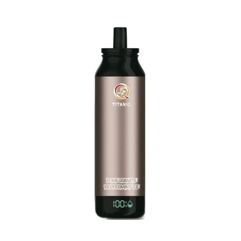 Эл. сиг. Q5 TITANIC 14000 Гранат мята лед/Pomegranate-Peppermint Ice 2 %