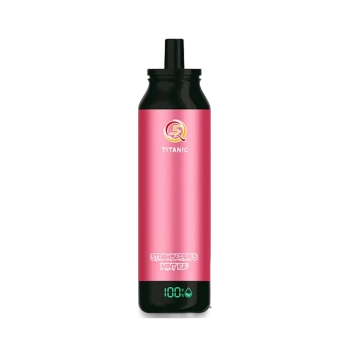 Эл. сиг. Q5 TITANIC 14000 Сочная клубника, мята и лед / Juicy strawberries, mint and ice 2 %