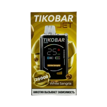 Эл. сиг. TIKOBAR JET 20000 Белая сангрия / White sangria  2%