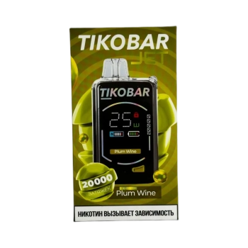 Эл. сиг. TIKOBAR JET 20000 Сливовое вино / Plum wine  2%