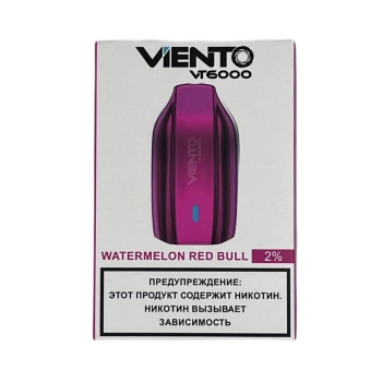 Эл. сиг. VIENTO VT 6000 Watermelon Red Bull 2 %
