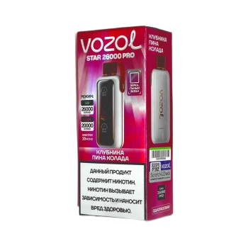 Эл. сиг. VOZOL STAR PRO 26000 Клубника пина колада 2 %