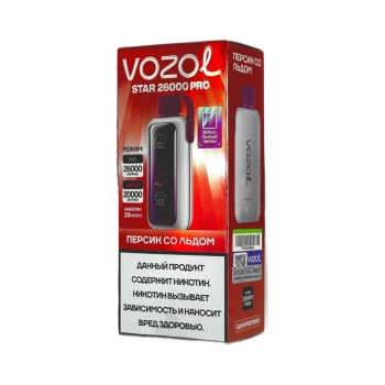 Эл. сиг. VOZOL STAR PRO 26000 Персик со льдом 2 %