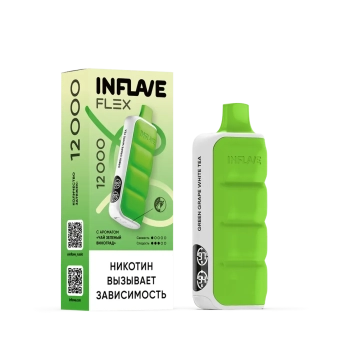 Эл. сиг. INFLAVE FLEX 12000 Чай зеленый виноград 2%