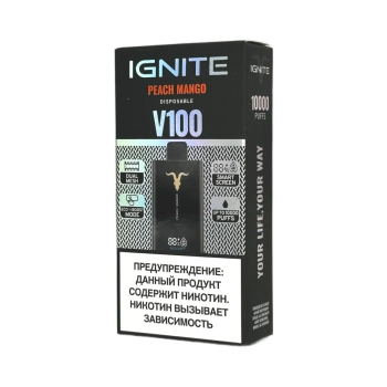 Эл. сиг. IGNITE V 100 10000 Peach Mango / Персик манго  2 %