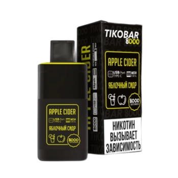 Эл. сиг. TIKOBAR 8000 Apple Cider (Яблочный Сидр)  2 %