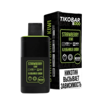 Эл. сиг. TIKOBAR 8000 Strawberry Kiwi (Клубника Киви)  2 %