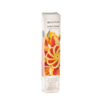 Эл. сиг. SOAK X Black 2200 Sicilian Orange / Сицилийский апельсин 2 %