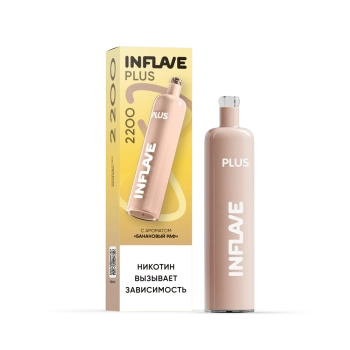 INFLAVE PLUS 2200 Банановый раф (2200 затяжек) МРК