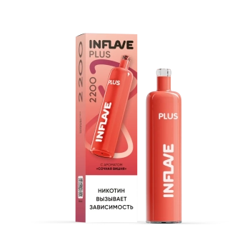 INFLAVE PLUS 2200 Сочная вишня (2200 затяжек) МРК