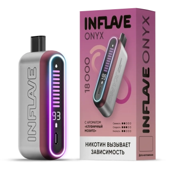 Эл. сиг. INFLAVE ONYX 18000 Клубничный мохито 2%