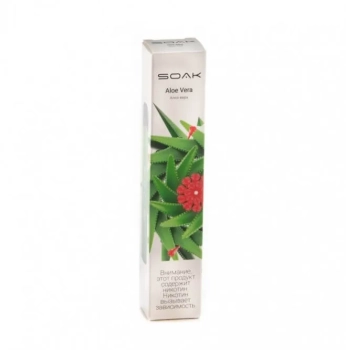 Эл. сиг. SOAK X ZERO WHITE 2200 Aloe vera / Алоэ вера 0 %