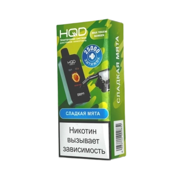 Эл. сиг. HQD NEO X РФ (25000) Сладкая мята 4 мл