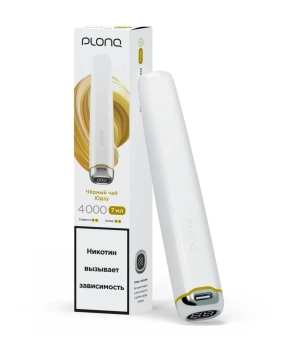PLONQ PLUS PRO Черный чай юдзу (4000 затяжек) 20 мг
