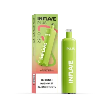 INFLAVE PLUS 2200 Клубничная жвачка (2200 затяжек) МРК
