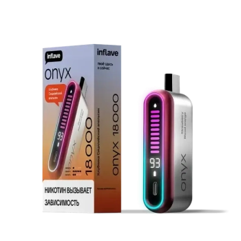 Эл. сиг. INFLAVE ONYX 18000 Клубника сицилийский апельсин 2%