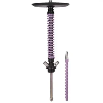 Кальян MAMAY CUSTOMS Coilovers серо-сиреневый (без колбы)