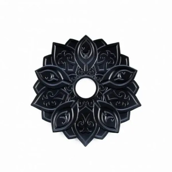 Шахта Karma 1.2 смола чёрная + блюдце
