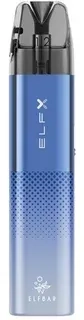 Устройство ELFBAR ELFX PRO KIT Синий + 2 картр. по 3мл (0,6 Ом и 0,8 Ом)