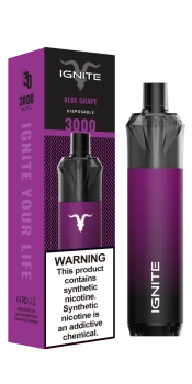 Эл. сиг. IGNITE V 30 3000 Aloe Grape/ Алоэ грейп 2 %