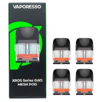 Картридж VAPORESSO XROS 0.6ohm 2ml COREX 3.0 Pod (в упак. 4 шт.)