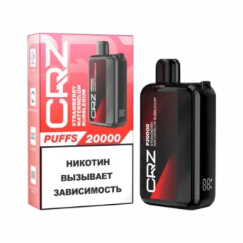 Эл. сиг. CRZ 20000 Strawberry Watermelon Bubblegum / Жвачка клубника-арбуз 2%