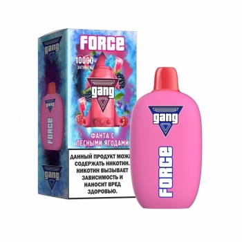 Эл. сиг. GANG FORCE РФ (10000) Фанта с лесными ягодами 1 мл.