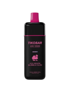 Эл. сиг. TIKOBAR KIKI 7000 Ice Grape Bubble Gum (Ледяная виноградная жвачка) 2%