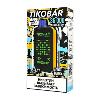Эл. сиг. TIKOBAR BOSS 36000 Mango Berry (Манго ягоды) 2%