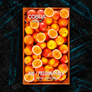 Табак Cobra Select Passion Peach (Персик Маракуйя) 40 гр.