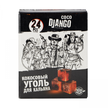 Уголь для кальяна CocoDjango (Коко Джанго) 25мм 24шт