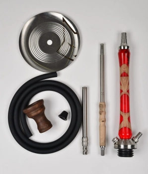 Кальян Fox Wood 2.0 ACRYL красно-коричневый (без колбы)