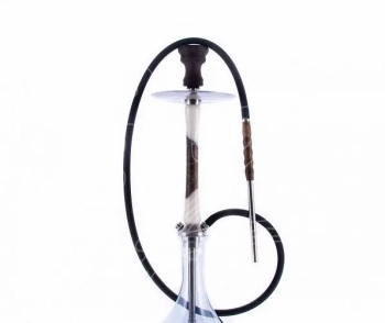 Кальян Fox Wood 2.0 HYBRID бело-коричневый (без колбы)