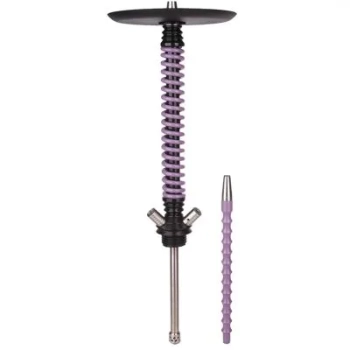 Кальян MAMAY CUSTOMS Coilovers серо-сиреневый (без колбы)